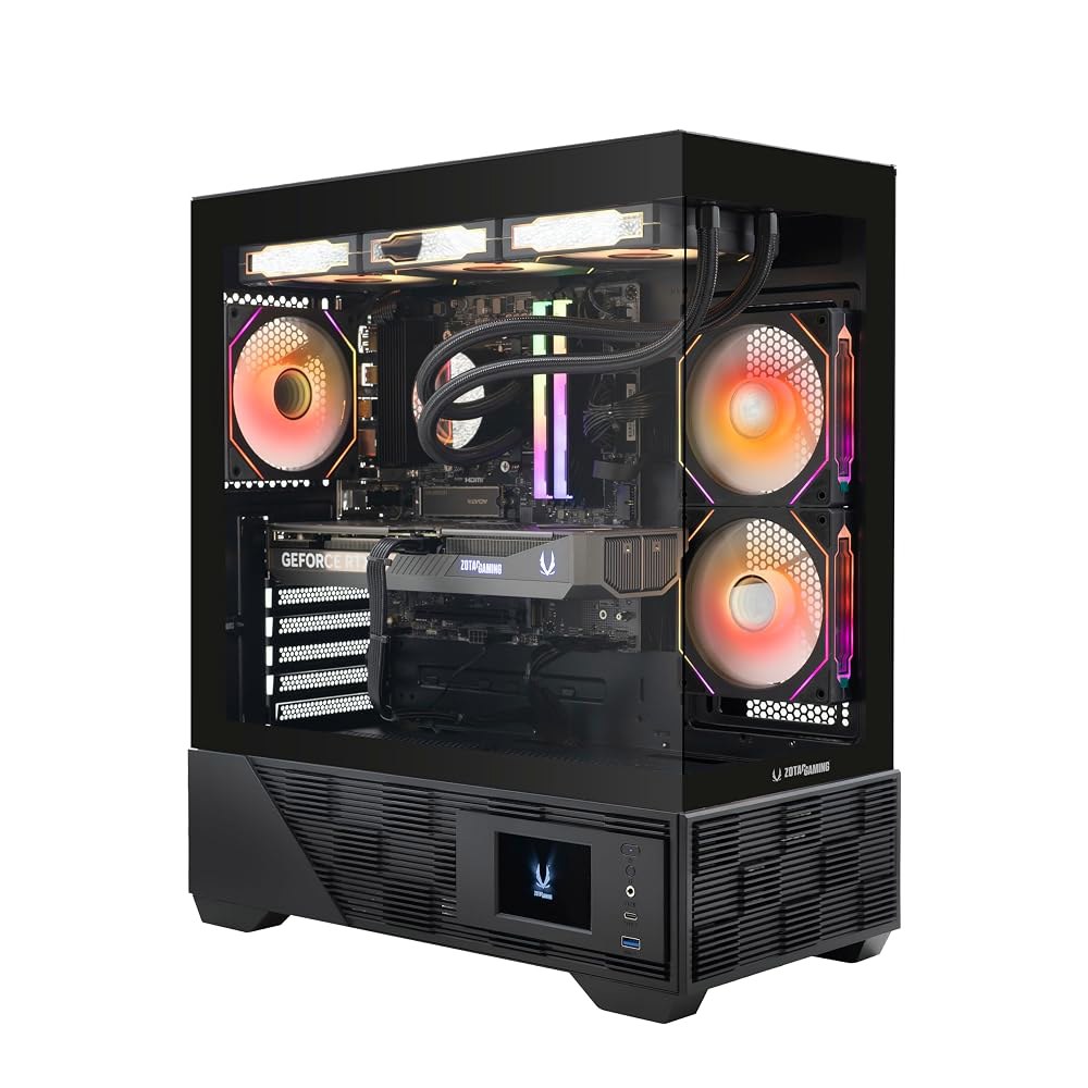 ZOTAC MEK 게이밍 PC 데스크탑, NVIDIA GeForce RTX 5070 12GB GDDR7, AMD Ryzen 7 9700X 최대 5.5GHz, 32GB DDR5, - 상품 이미지