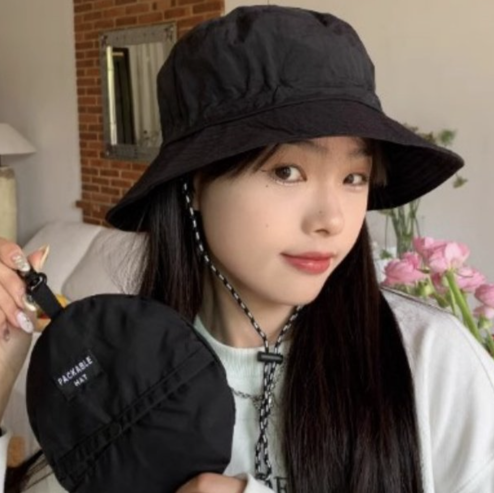 폴딩버킷햇 등산벙거지모자 접히는 파우치모자 - 상품 이미지