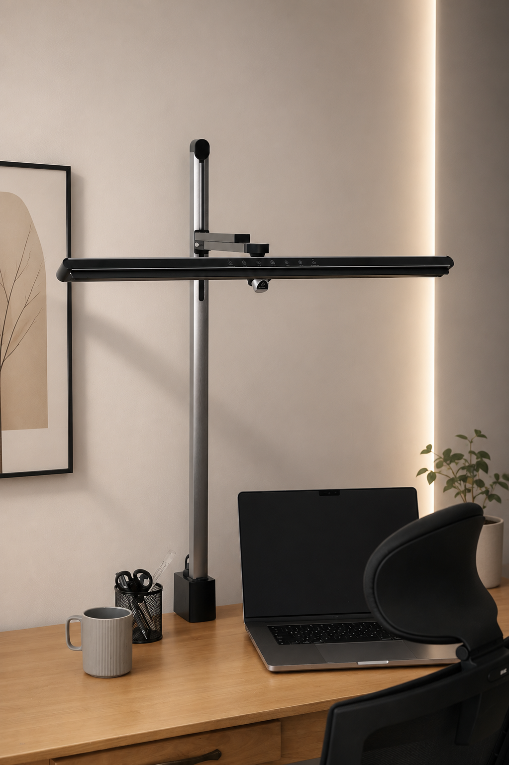 ARTEVITA (아르테비타) 프리미엄 LED스탠드 TI-5000 PRO 800mm 와이드 - 상세 이미지 4