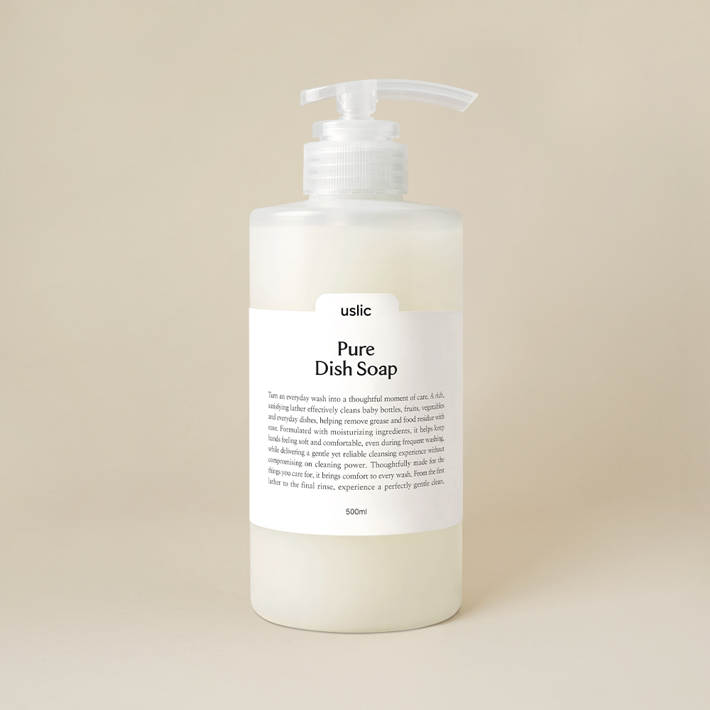 어슬릭 EWG 그린등급 무향 주방세제 아기 젖병 과일 세척 500ml - 상품 이미지