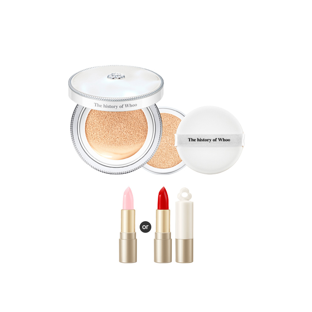 [더후] 공진향설 미백 수분광 쿠션 (본품 13 g+리필 13 g)(SPF 50+,PA+++) - 상품 이미지