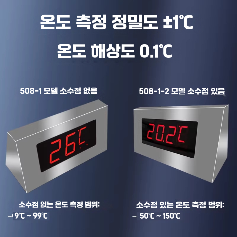 사우나 목욕탕 온도 지시계 디지털 호텔 찜질방 로비 - 상품 이미지