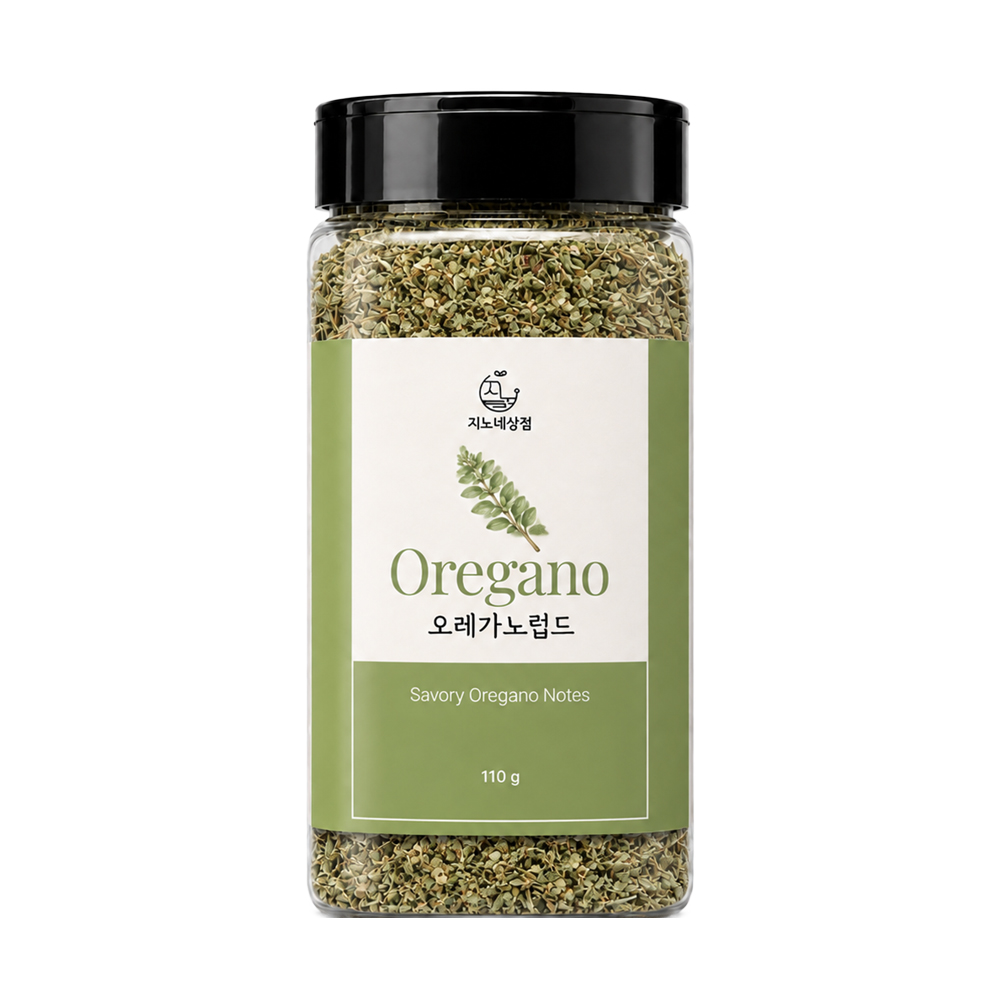 지노네상점 오레가노 럽드 110g 25g 오레가노분말 150g 35g 건조 허브 향신료 - 상품 이미지