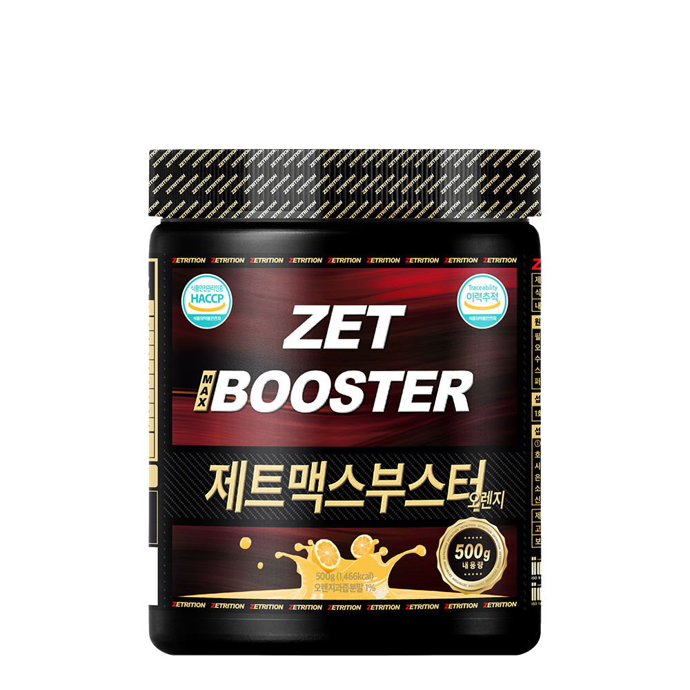 제트리션 제트맥스부스터 500g 오렌지 운동 전 에너지 헬스부스터 - 메인 이미지