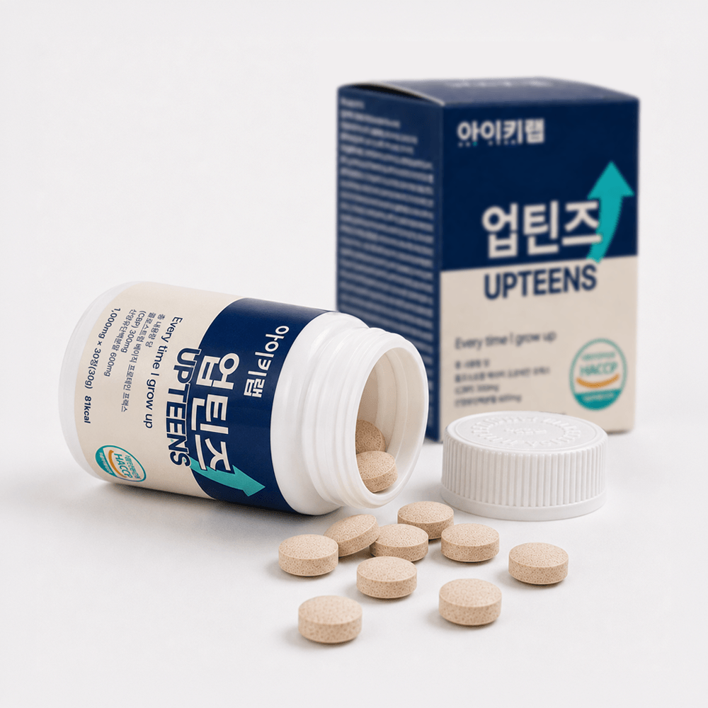아이키랩 키성장 영양제 어린이 칼슘 초유 단백질 IGF 업틴즈 30정, 1개 - 상세 이미지 4