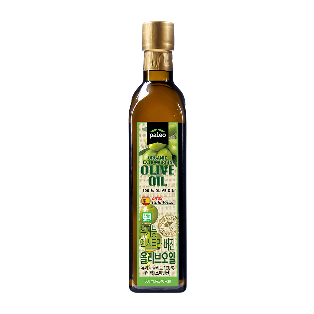 팔레오 유기농 엑스트라버진 올리브오일 500ml, 1개 - 메인 이미지