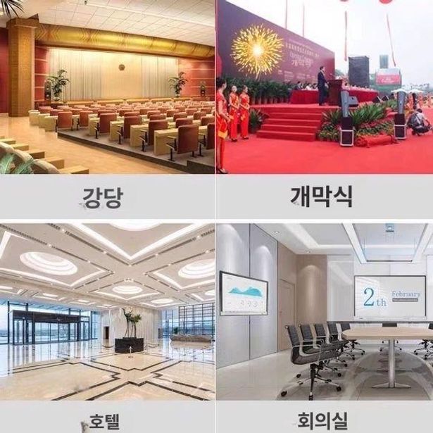 사회자 테이블 강연대 단상 이동식 강의실 발표 강의대 연설 교탁 학원 브라운 - 상세 이미지 5