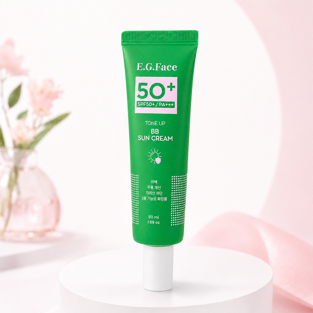이지페이스 톤업 비비 썬크림 피부과 EGFace 베이스 자외선차단 혼합자차 미백 주름개선 - 상품 이미지