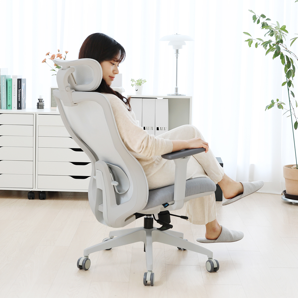 린백 사무용 사무실 컴퓨터 책상 학생 공부 허리 편한 메쉬 의자 LB850H