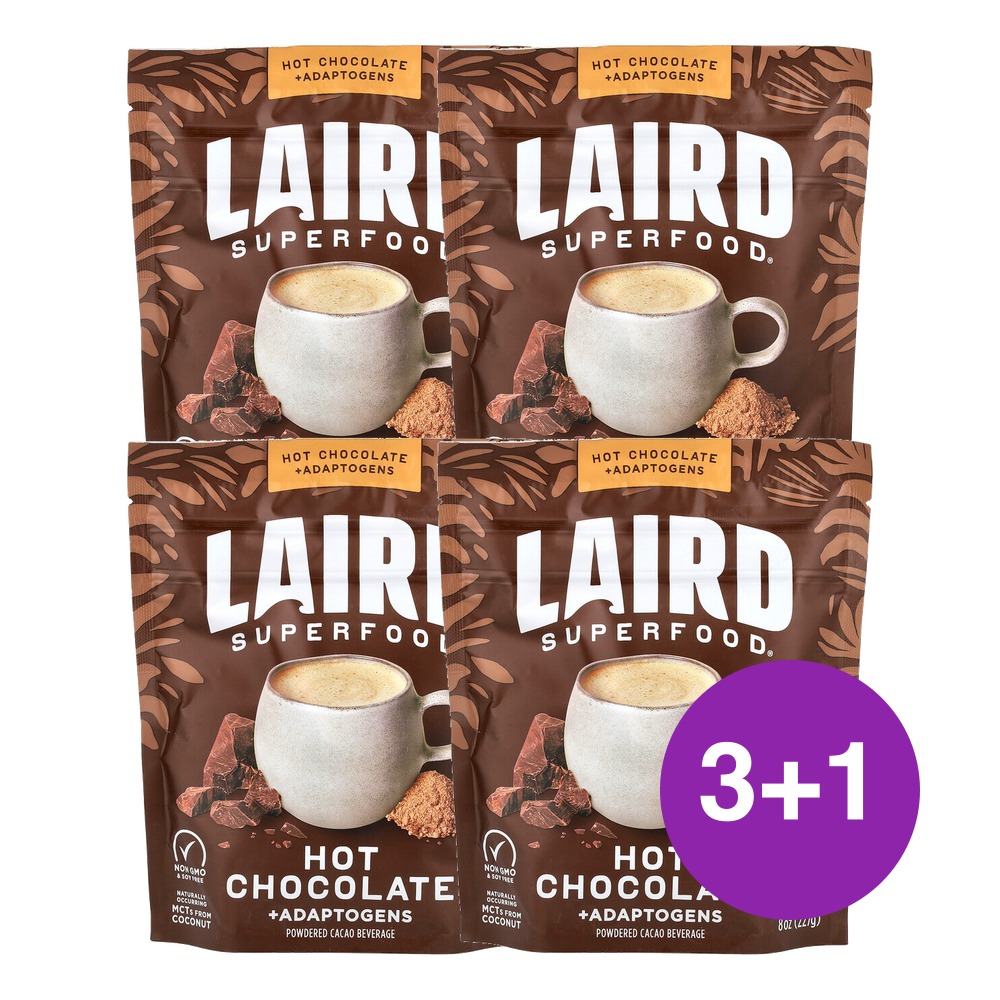 Laird Superfood 핫초코 아답토젠 227g, 4개 - 상품 이미지