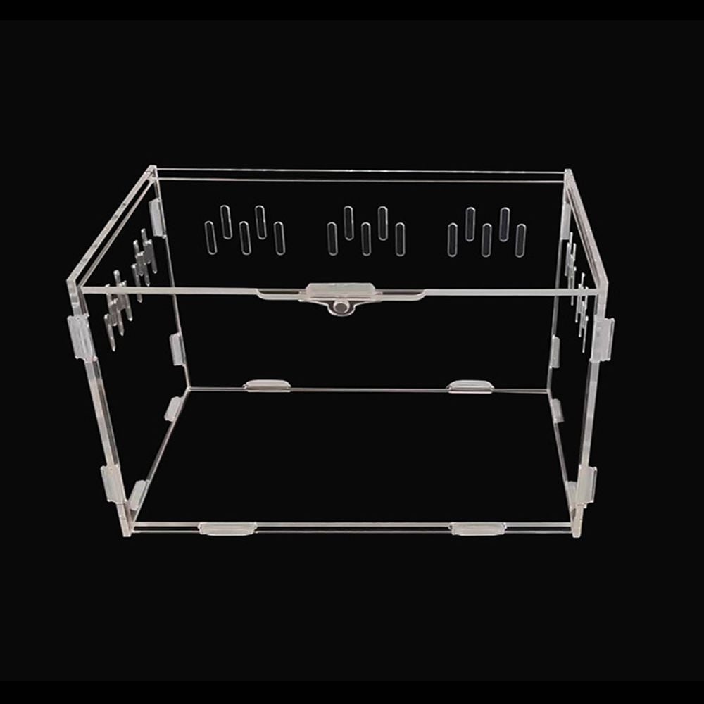파충류 케이지 도마 뱀 아크릴 개구리 베이비 사육장 25x15x15 - 상세 이미지 2