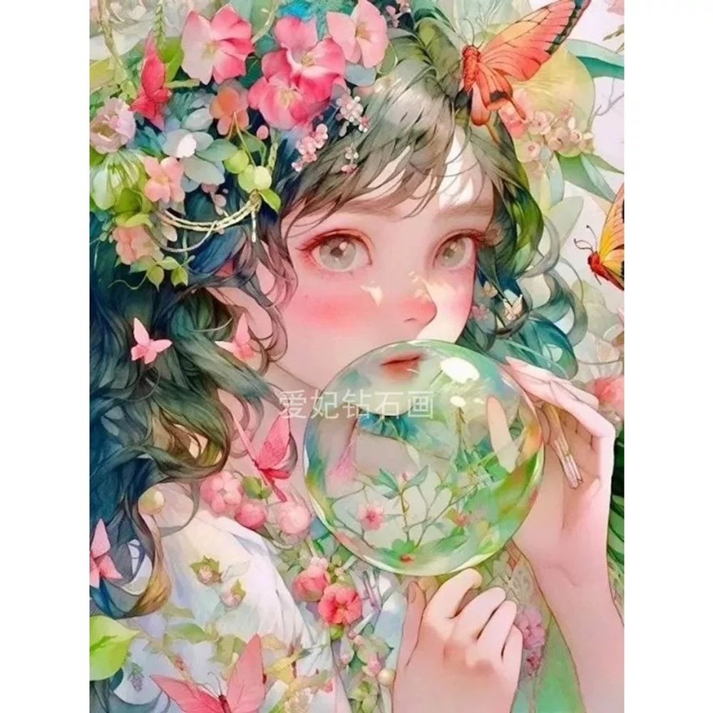사각비즈 보석십자수 전체부착 DIY키트 기본형 - 상세 이미지 4