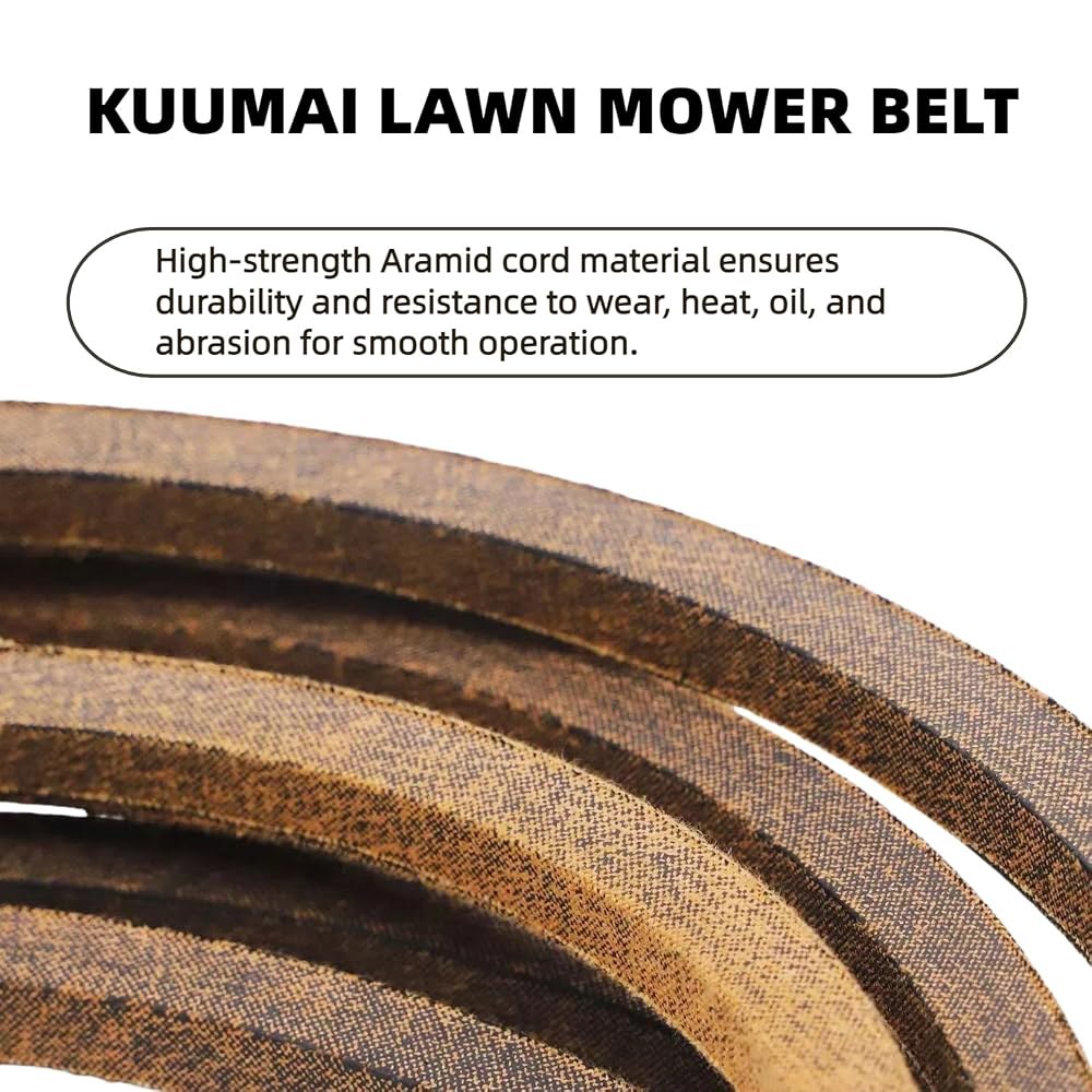 48 Inch Deck Replacement Belt 1 /2 X 141 /8 for John Deere GX20571, GX21833, E140, E150, E160, E170, - 상세 이미지 3
