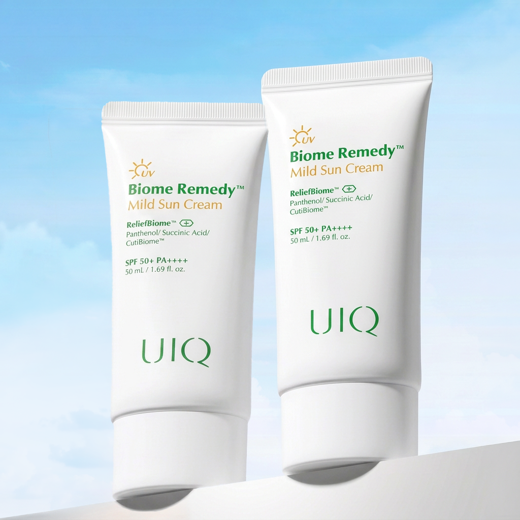 유이크 바이옴 레미디 마일드 선크림 50ml, 2개 상품 이미지