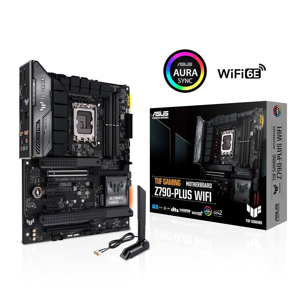 ASUS TUF 게이밍 Z790-Plus WiFi LGA 1700(인텔 14, 12, 13세대) ATX 마더보드(PCIe 5.0, DDR5, 4xM.2 슬롯, 16+1 DrMOS, - 상세 이미지 3