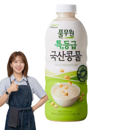 풀무원 특등급 국산 콩물 960g 2개 진한 콩국수 콩국물 백태 고소한 콩두유