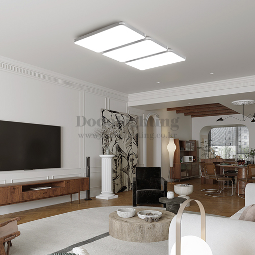 코너 라인 국산 아파트거실등 led거실조명 고연색 150W 이미지 6