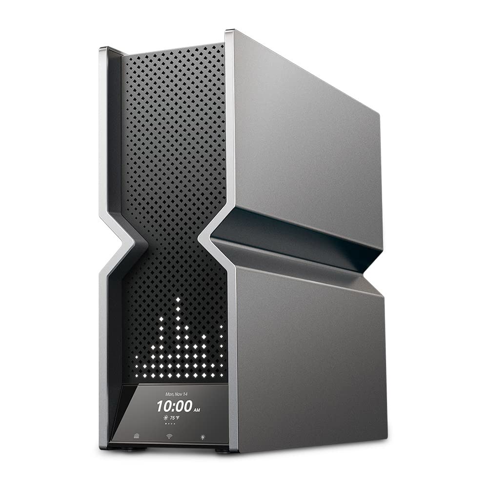 듀얼 10Gbps 멀티 기가그 이더넷 포트와 LED 터치 스크린을 갖춘 TP-Link Archer BE24000 쿼드밴드 WiFi 7 라우터(Archer BE900), 고성능 안테 - 상품 이미지