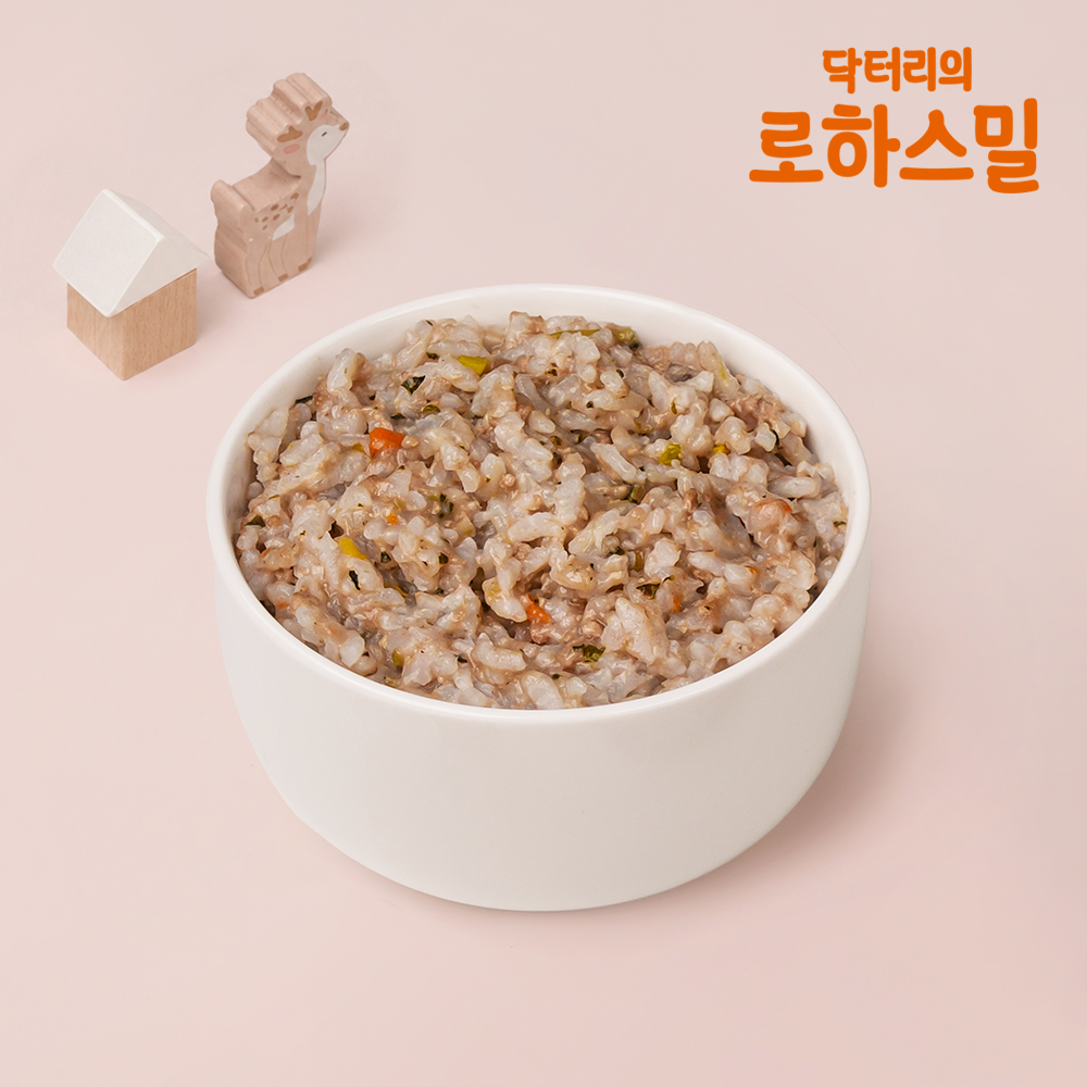 닥터리의 로하스밀 (7팩) 한우 15% 고함량 12-14개월 완료기 이유식 240g 대용량 세트