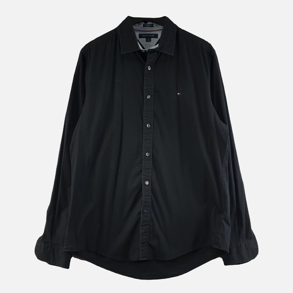 타미힐피거 블랙 남자 M 셔츠 O1057 - 상품 이미지