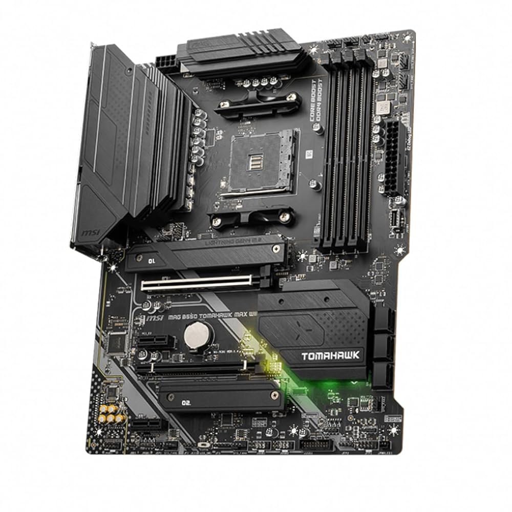 MSI MAG B550 토마호크 MAX WiFi 게이밍 마더보드(AMD Ryzen 5000 시리즈, AM4, DDR4, PCIe 4.0, SATA 6Gb/s, M.2, USB 3. - 상세 이미지 3
