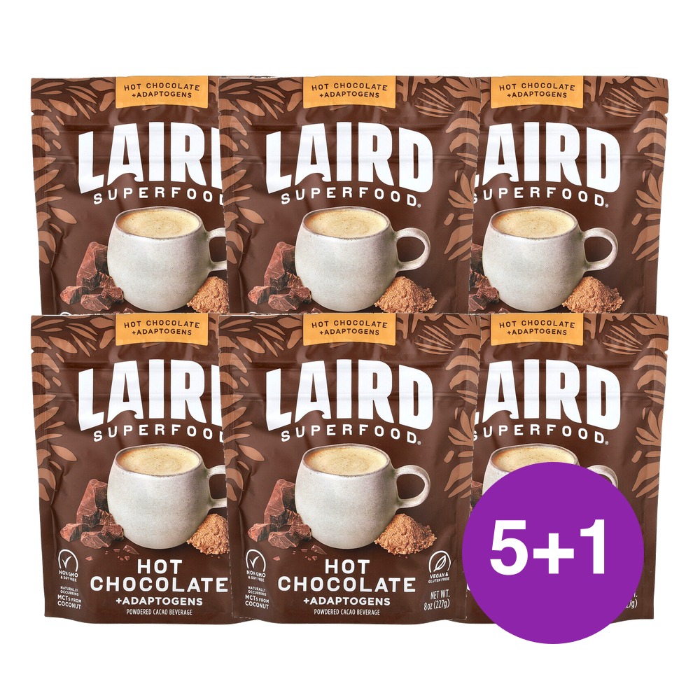 Laird Superfood 핫초코 아답토젠 227g, 6개 - 상품 이미지