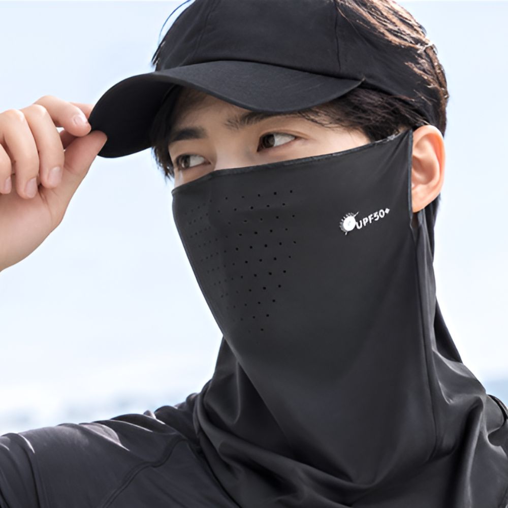 하루미닝 여름 쿨넥워머 냉감 멀티스카프 귀걸이형 낚시 목토시 - 상세 이미지 4