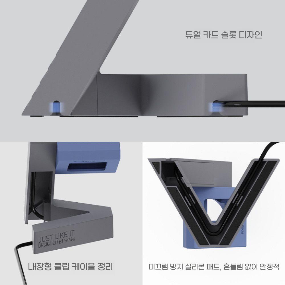 갤럭시워치9 울트라2 충전 거치대 모듈식 탈부착 충전기 스탠드 - 상세 이미지 4
