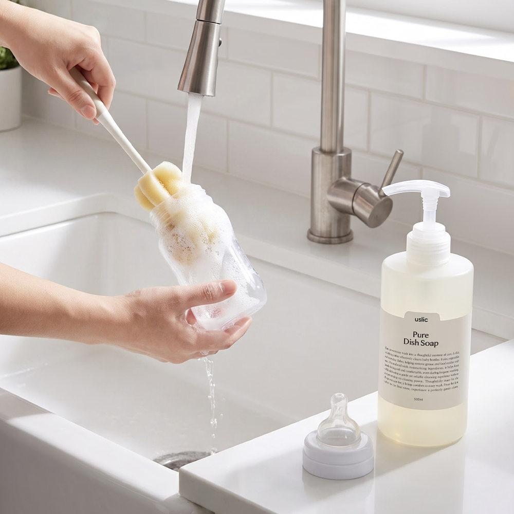 어슬릭 EWG 그린등급 무향 주방세제 아기 젖병 과일 세척 500ml 이미지 6