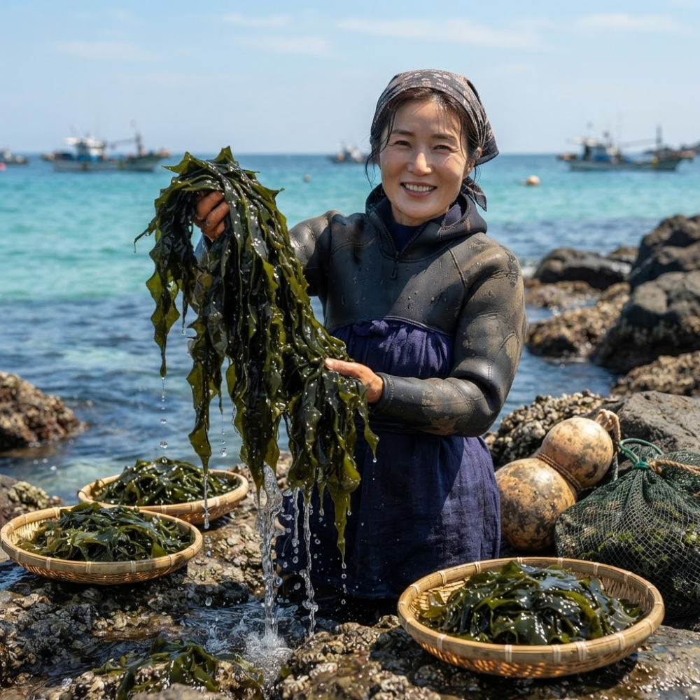 자연산 돌미역 건미역 산모 기장 부드러운 영덕 햇 미역 250g, 1개 - 상품 이미지