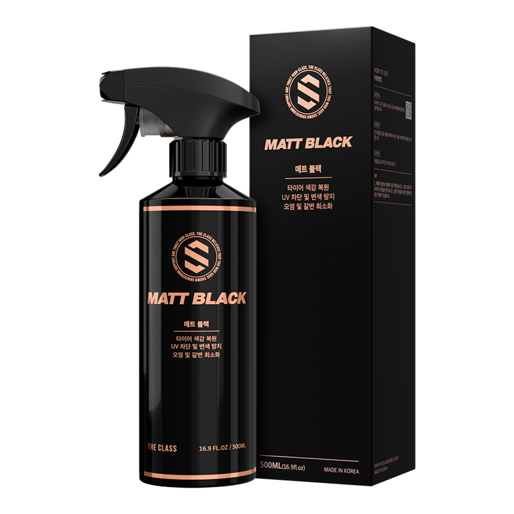 더클래스 매트블랙 타이어 광택제 500ml - 상품 이미지