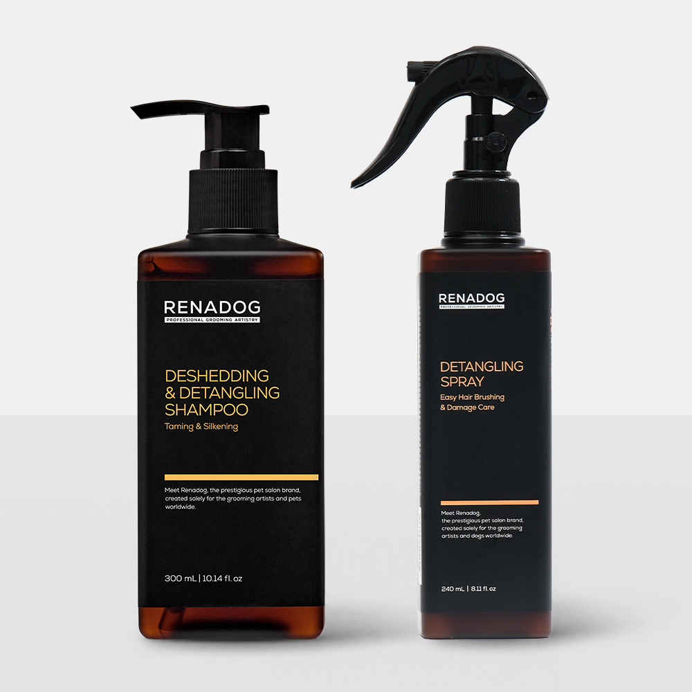레나독 디탱글 케어 (디셰딩&디탱글 샴푸 300ml+디탱글 미스트 240ml)