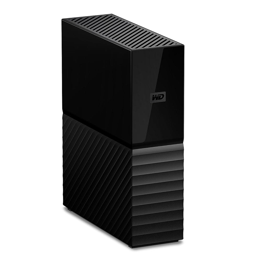 웨스턴 디지털 8TB 마이북 데스크톱 외장 하드 드라이브, USB 3.0, 비밀번호 보호 및 백업 소프트웨어가 포함된 HDD - WDBB0080HBK-NESN - 상세 이미지 3
