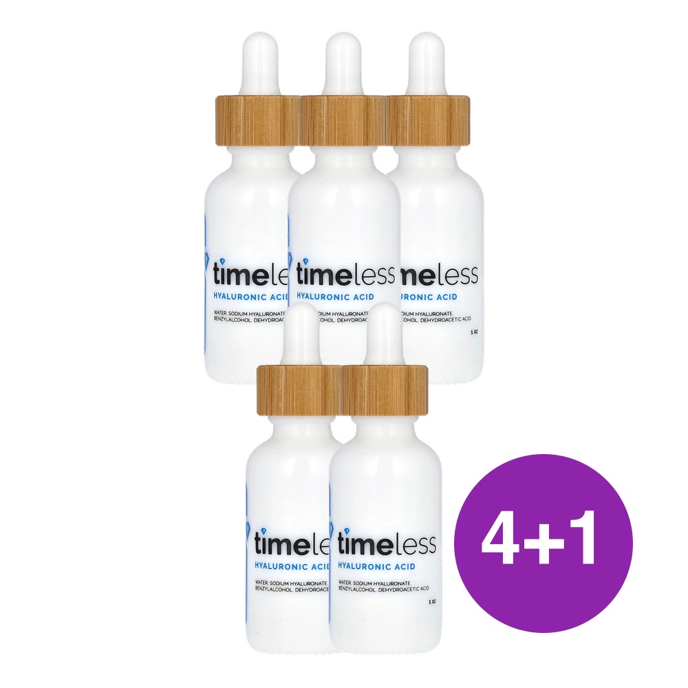 Timeless Skin Care 100% 퓨어 히알루론산 30ml, 5개 - 상품 이미지