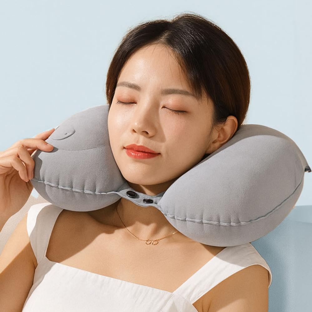 기내용목베개 휴대용 여행용목베개 기내 비행기 목쿠션 사무실 - 메인 이미지