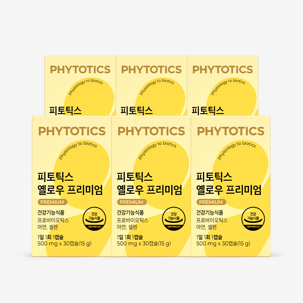 피토틱스 옐로우 프리미엄 여성 질 유래 유산균 30캡슐, 6개 이미지 1