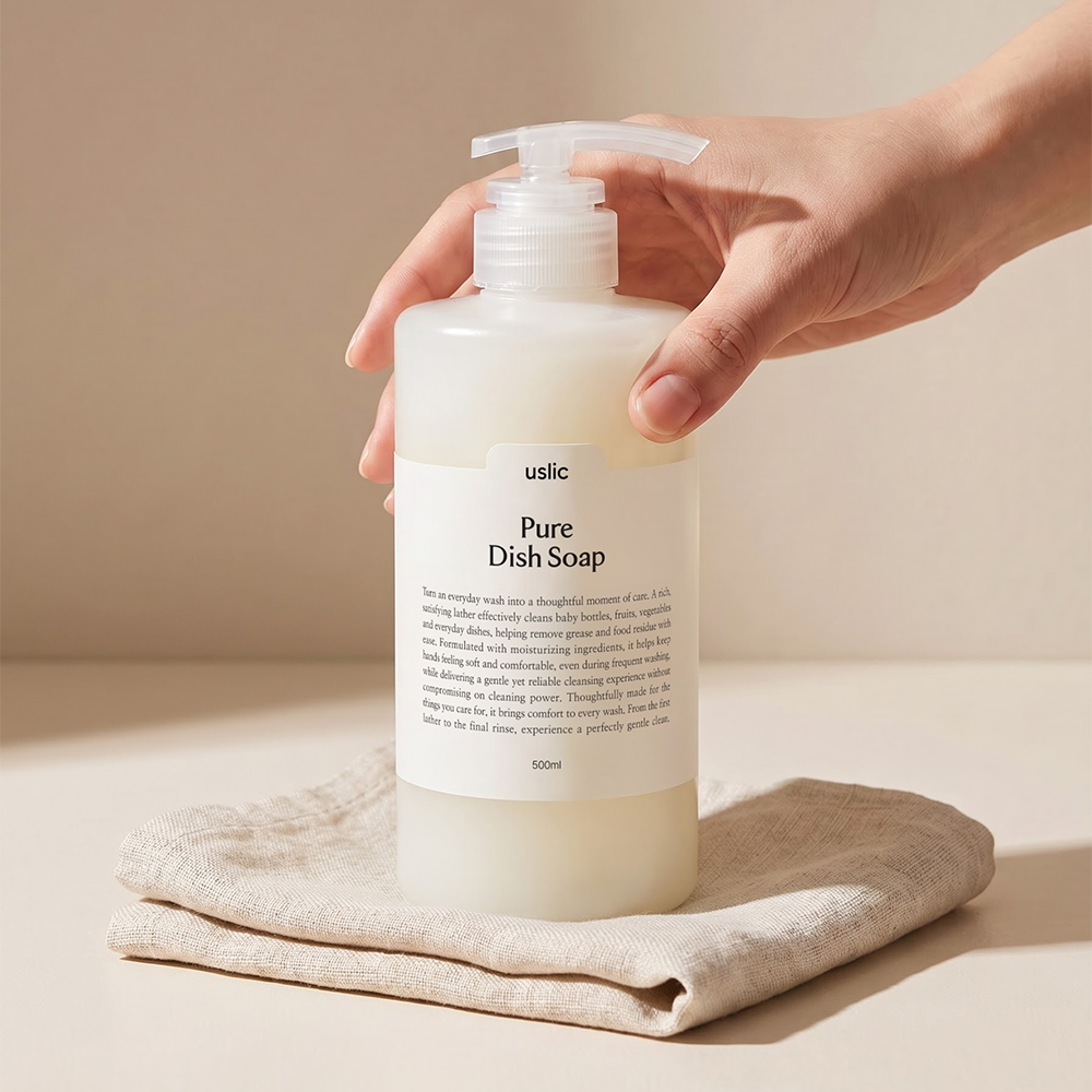 어슬릭 EWG 그린등급 무향 주방세제 아기 젖병 과일 세척 500ml - 상세 이미지 5