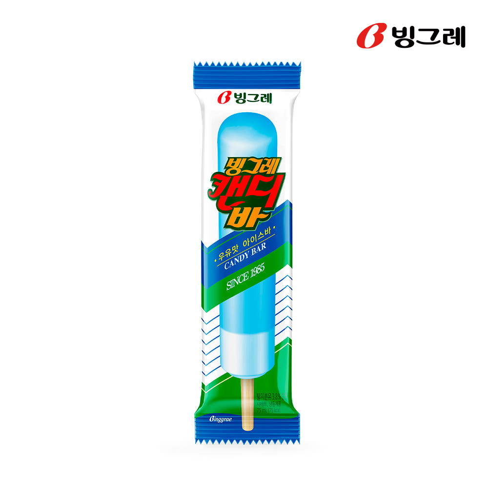 빙그레 캔디바 우유맛 아이스바 75ml 20개 외 택1 아이스크림 - 상세 이미지 3