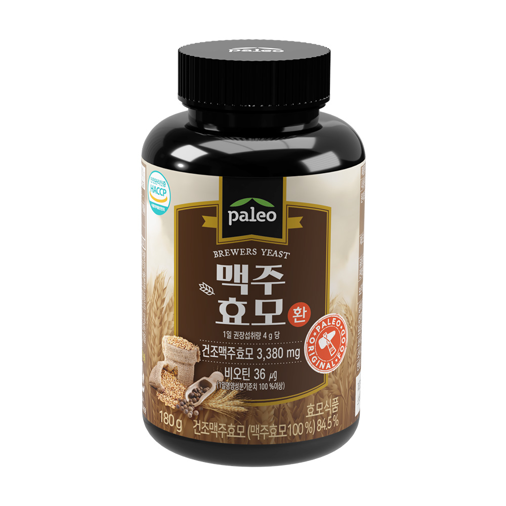 팔레오 맥주효모 비오틴 환 180g, 1개 - 상품 이미지
