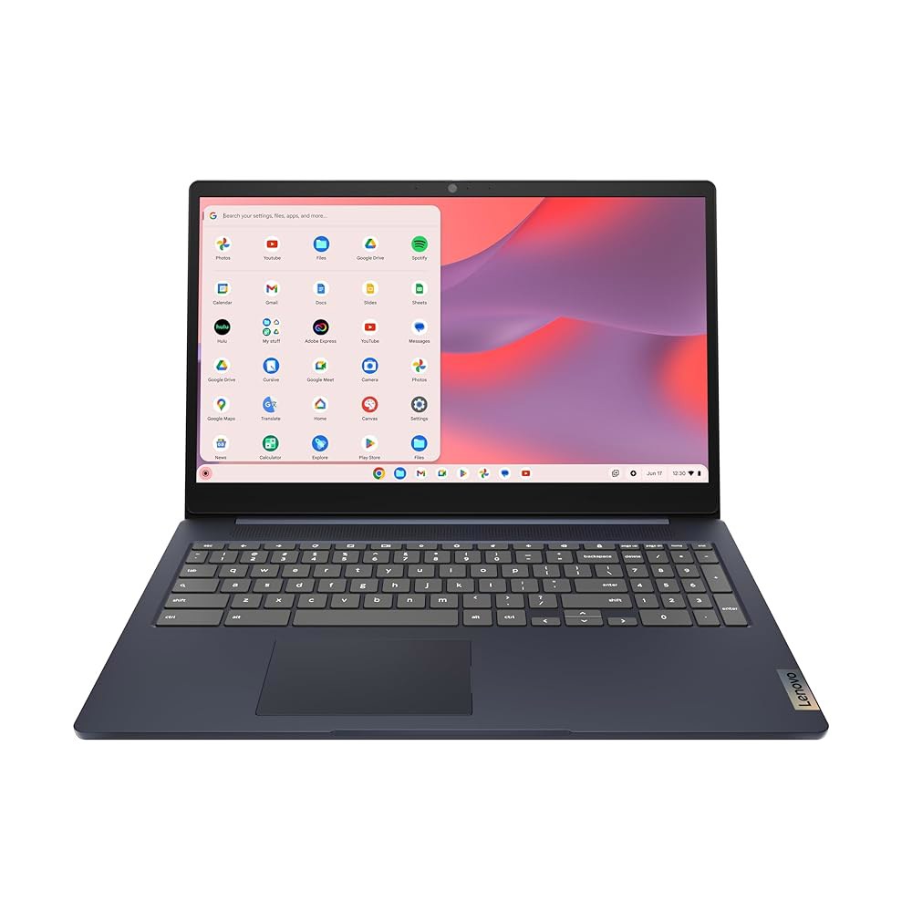 레노버 아이디어패드 3i 크롬북, 15.6인치 FHD 디스플레이, 인텔 셀러론 N4500, 8GB RAM, 64GB eMMC, 1920x1080 px, 720p 카메라, 크롬 OS 상품 이미지
