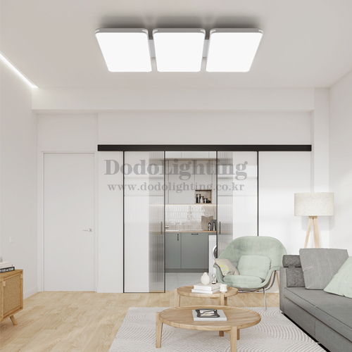 코너 라인 국산 아파트거실등 led거실조명 고연색 150W 이미지 7