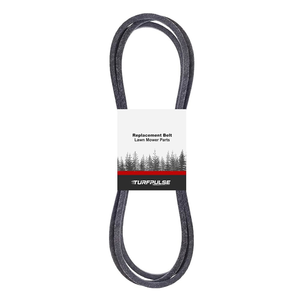 TURFPULSE 잔디깎이 데크 벨트 교체용 GX21833, John Deere D140 D150 D160 잔디깎이용 48인치 교체 부품 액세서리, 1/2인치 x 141인치 - 상품 이미지