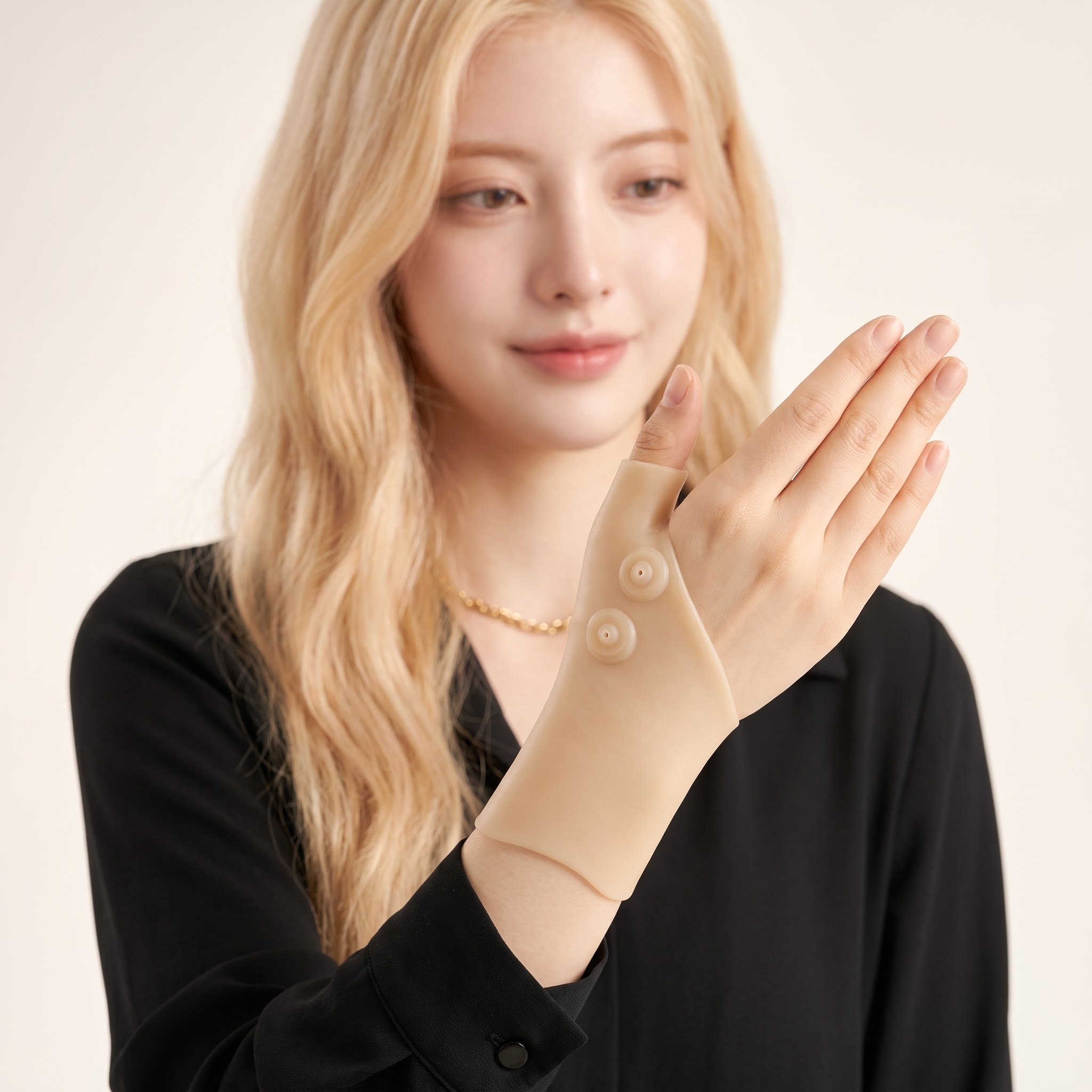 쉬유 실리콘 손목보호대 아대 골프 테니스 헬스 임산부 운동 밴드 지지대 1p - 상품 이미지