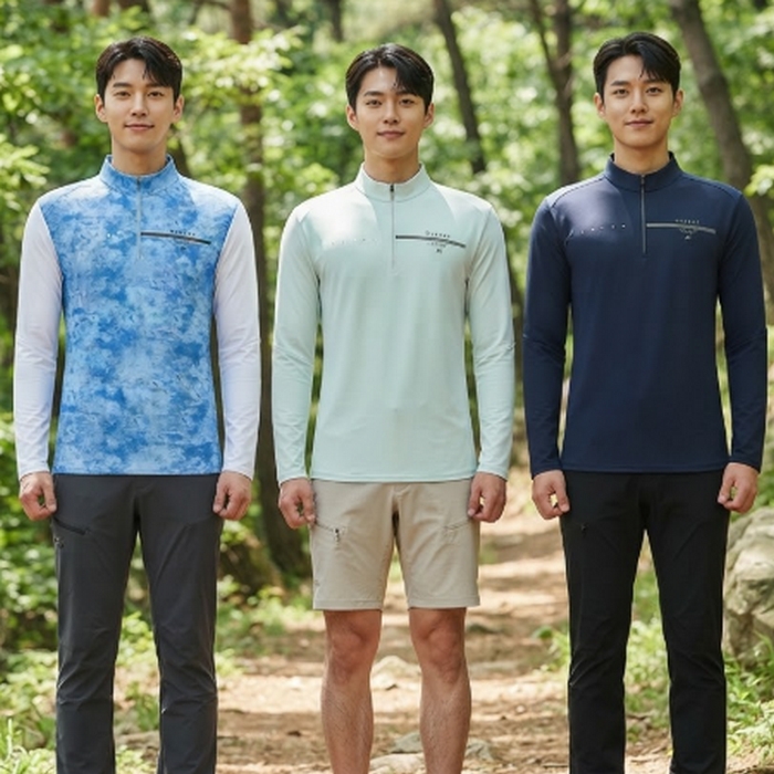 밀레 남성 여름 간절 UV차단 냉감소매 아우터 집업 등산 긴팔티셔츠 - 상세 이미지 2