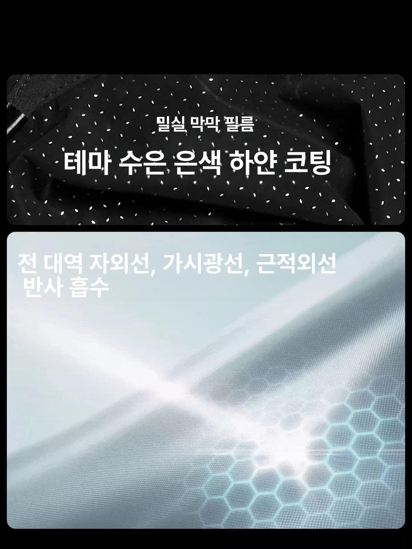 테슬라 모델Y 호환 차양커튼 차량용 햇빛가리개 암막 썬쉐이드 스타리블랙 [뉴 모델 Y] - 상세 이미지 5