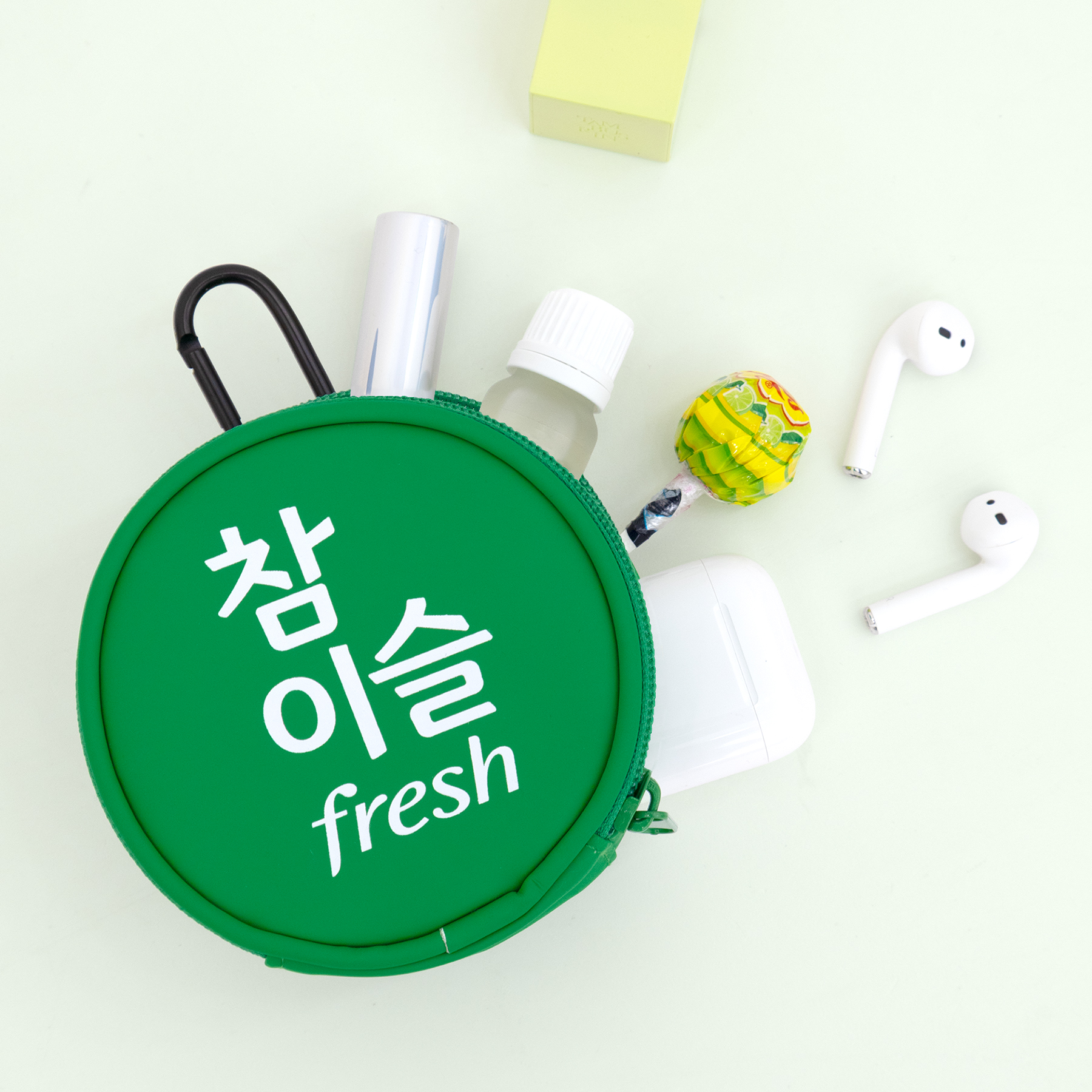 참이슬 병뚜껑 파우치 후레쉬 - 상품 이미지