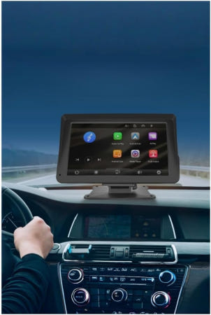 [해외]VIPIH 7인치 디스플레이 오디오 안드로이드 내비게이션 iOS CarPlay/Android Auto/Bluetooth 음악/FM 전송/AirPlay/MirrorCast/F