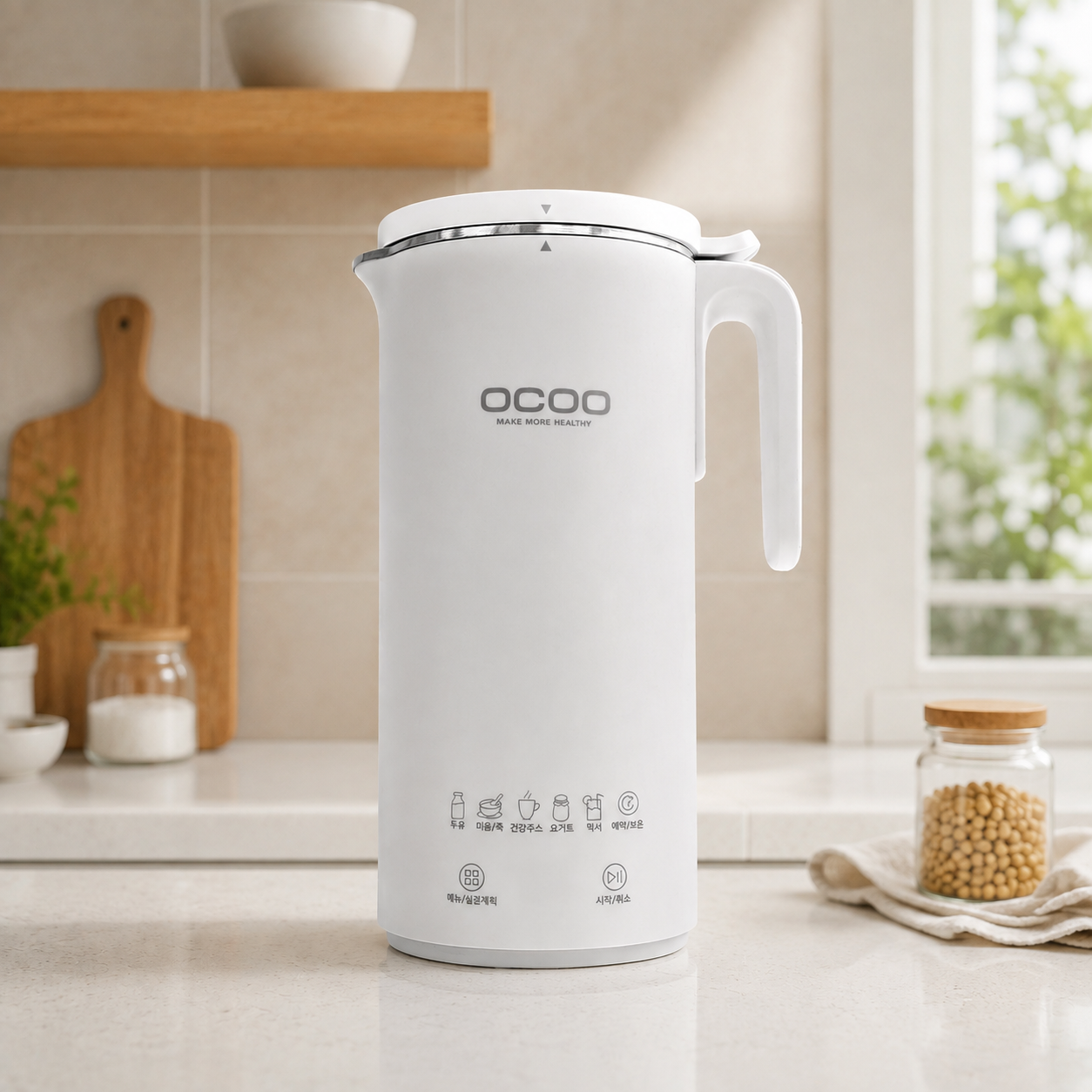 [층간소음 O제로] 오쿠 저소음 900ml 두유제조기 누룽지 요거트 OCC-BM900SV - 상세 이미지 2