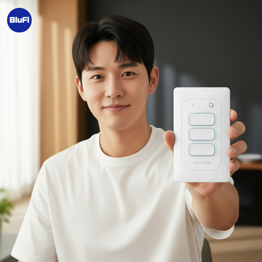 스마트공간 IoT 스마트스위치 - 와이파이 조명 전기 원격제어 자동불끄기 전등스위치 1구 - 상세 이미지 3