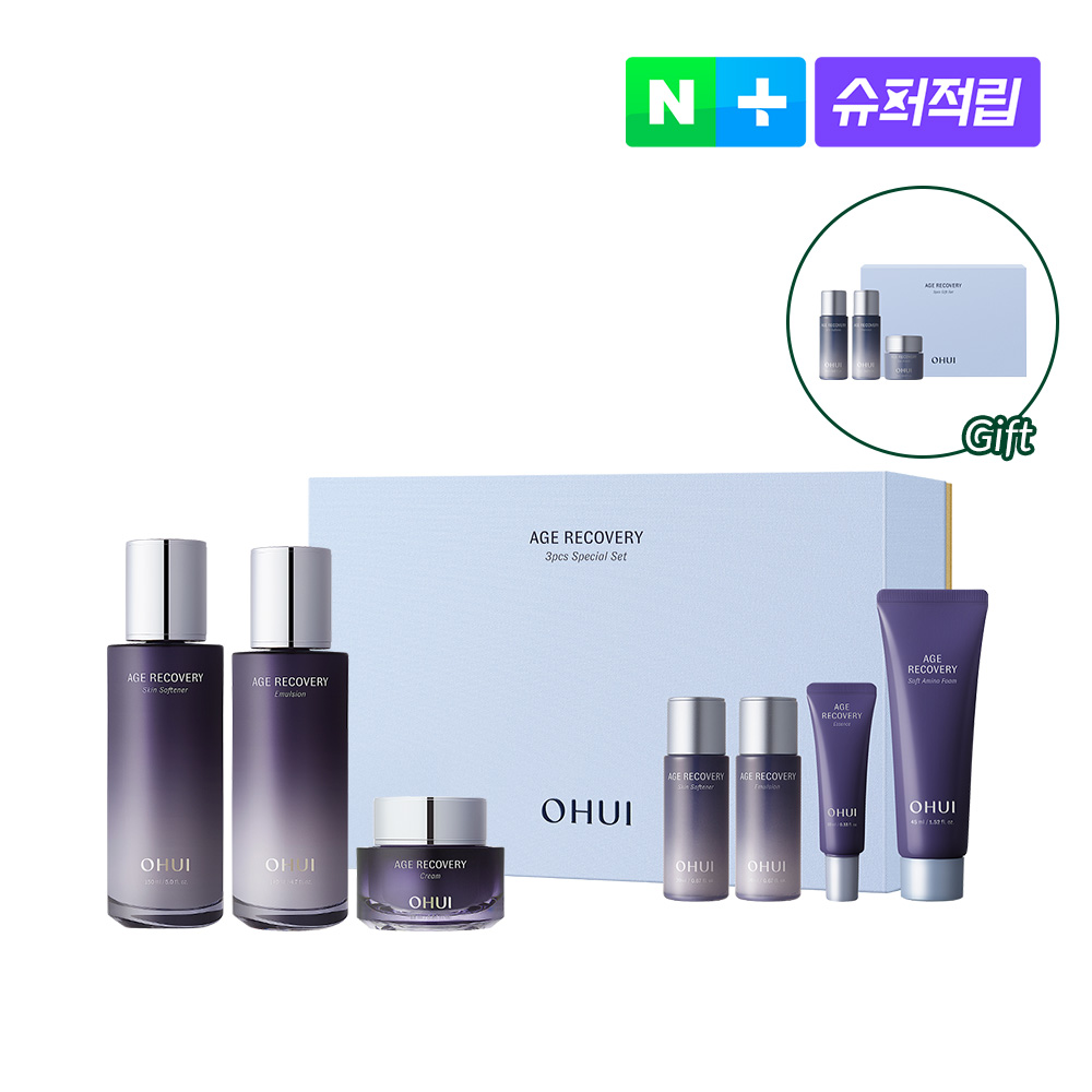 오휘 에이지 리커버리 3종 스페셜 세트(스킨 150ml+에멀전 140ml+크림 25ml)